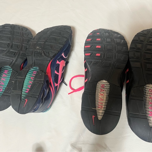 Nike Women's Running Shoes - Black with Pink and Blue with Teal - Picture 2 of 2